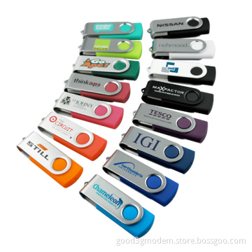 Promotion Gifts Custom Swivel USB Flash Drive with Full Capacity